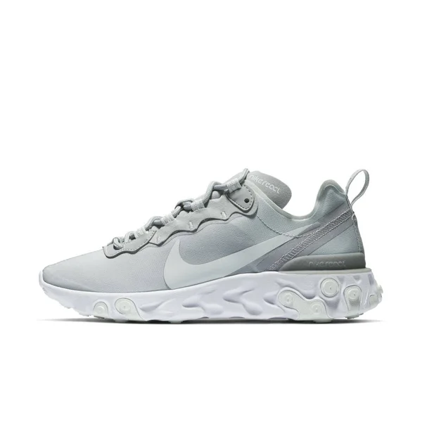 Nike Women's React Element 55 Casual Shoes in Grey Size 6.5