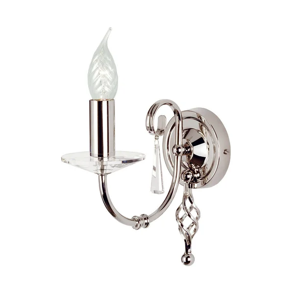 Elstead Aegean 1Lt Wall Light Polished Nickel Wall Light Fixture