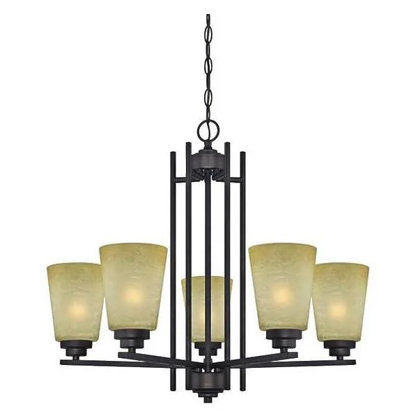 Westinghouse 63443 - 5 Light Indoor Chandelier (5Lt CHAND Orb 63443C)