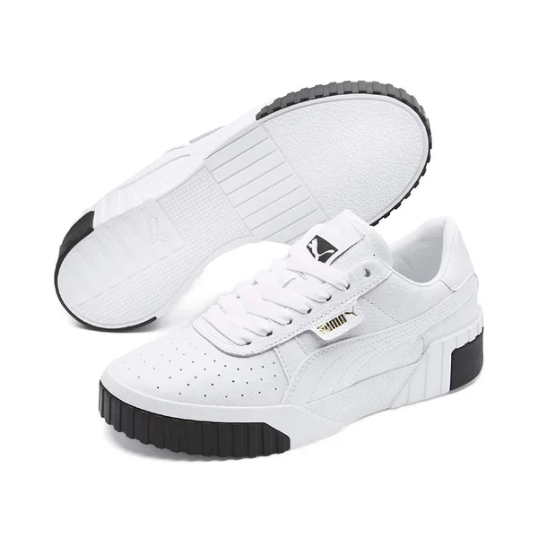 Puma Cali Women's Sneakers, White/Rosewater, 7.5