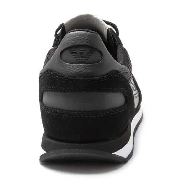 Armani Emporio Logo Trainers - Black - Low-top Sneakers