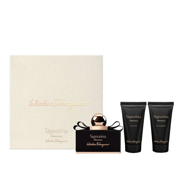 Women's Perfume Set Signorina Misteriosa Salvatore Ferragamo EDP (3 Pcs)