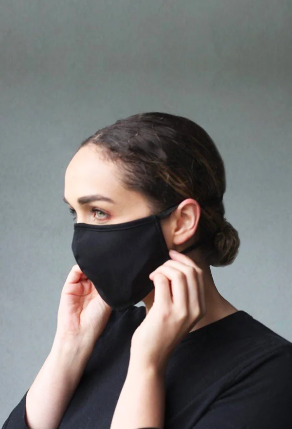 Noel Asmar Modern Face Mask, Black, 50 Pack