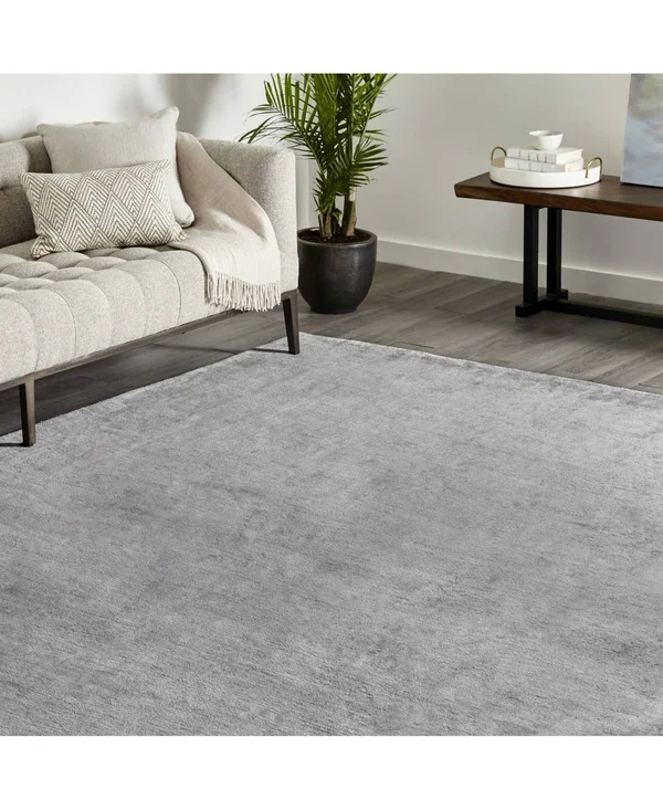 Solo Rugs Lodhi S1106 Mist 5& x 8& Area Rug