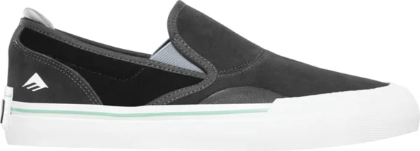 Emerica Shoes Wino G6 Slip-On Dark Grey/Black Mens