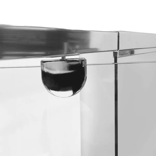 Foremost CVDP4269-CL-SV Shower Door and Panel, silver, pivot, 69 in