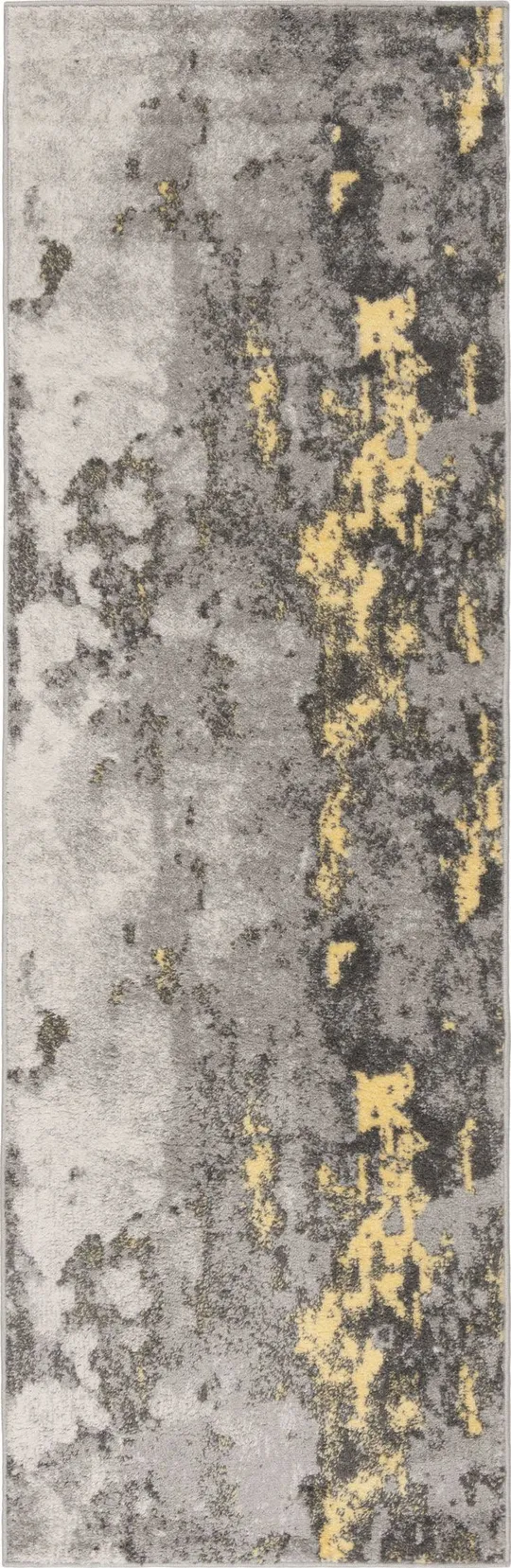 Safavieh ADR134H Adirondack Grey, Yellow Area Rug - 6& x 9&