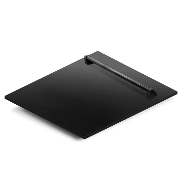 ZLINE 24x22 Dishwasher Panel with Traditional Handle Black Stainless Steel