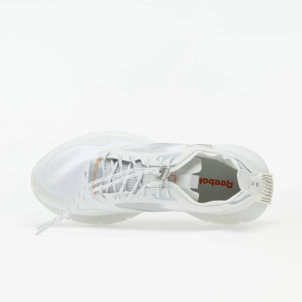 Reebok Zig Kinetica Horizon - True Grey 1 - White, High Vis Orange - US 9 - Women