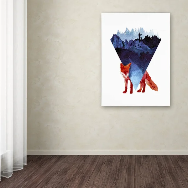 Trademark Fine Art Ali2280-C1824Gg Robert Farkas 'Risky Road' Canvas A