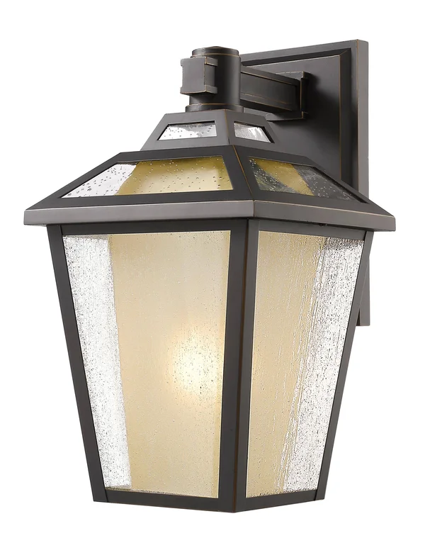 Z-Lite 532S-ORB Memphis Outdoor Wall Light, Oil Rubbed Bronze