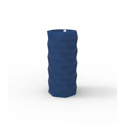Marquis Self-Watering Resin Pot Planter Vondom Navy 20.75x22 H x 9.75x22 W x 9.75x22 D