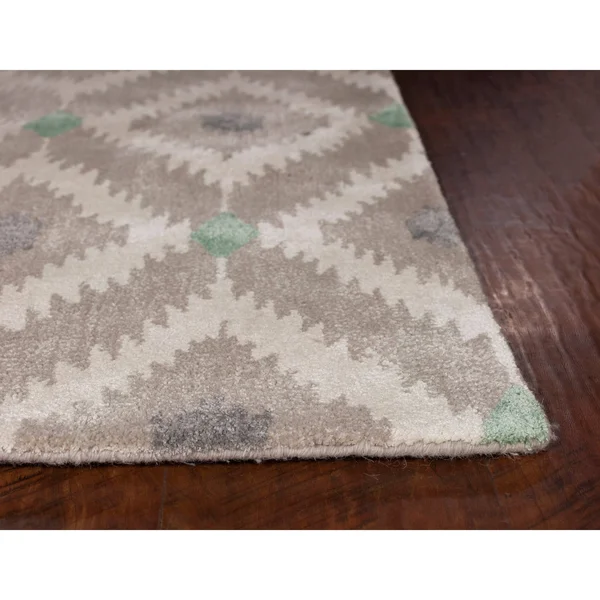 Kas Bob Mackie Home 1017 Silver/Grey Mirage 5& x 8& Area Rug