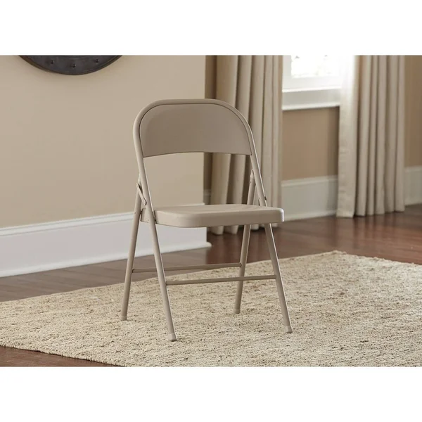 Cosco Home and Office Folding Chair, Black - 4 pack
