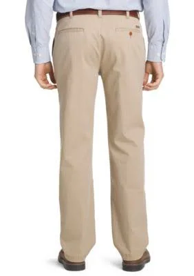 Izod Men's Performance Stretch Straight Fit Flat Front Chino Pant