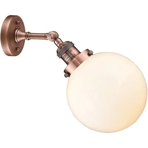 Innovations Lighting 203-AC-G201-8-LED Large Beacon 1 Light Sconce
