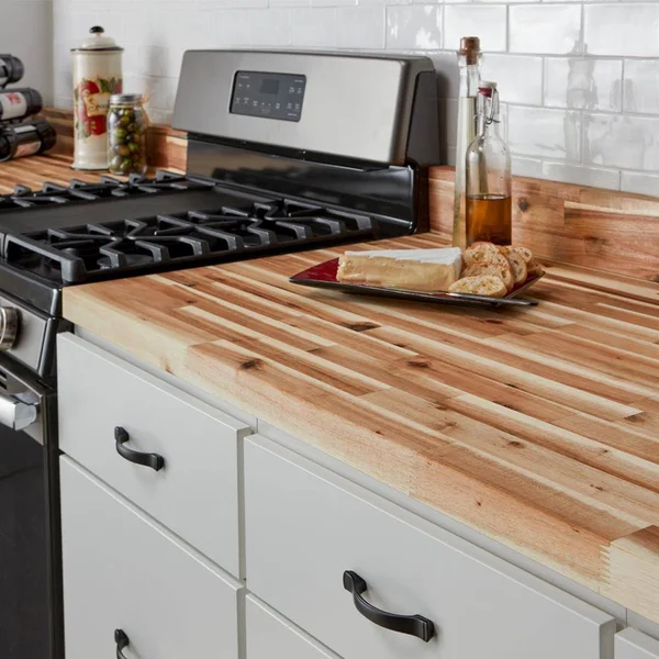 Butcher Block 98 in. x 4 in. Wood Backsplash in Acacia AC0498CP