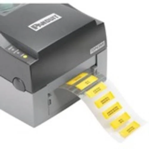Panduit H200X044H1T-2 Thermal TRANSFER Label for Two-Sided Heatshrink Tubing, White (500-Pack)
