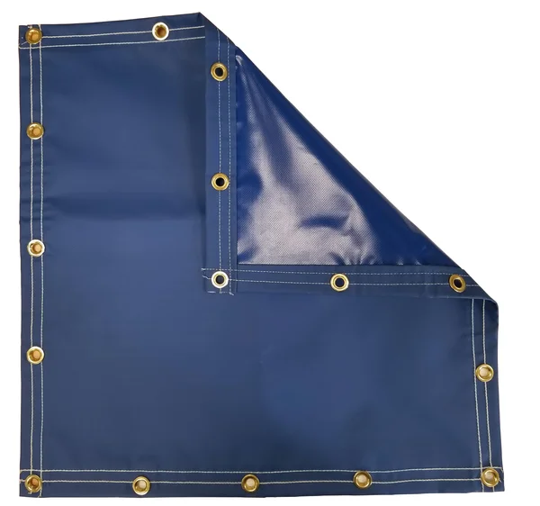 Harpster Tarps 12&x15& Blue Vinyl Coated Tarp 18 oz.
