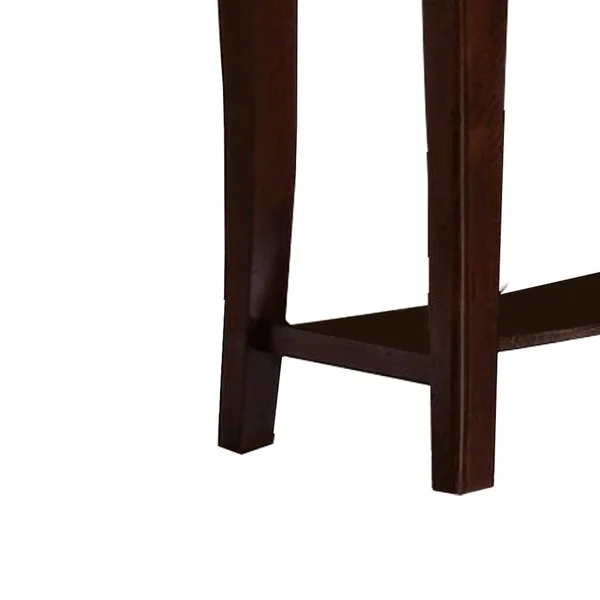 Benzara - Wooden Console Table with One Drawers Brown - 48" x 18" x 29"
