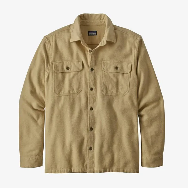 Patagonia Natural Dye Fjord Flannel Shirt - Men's Natural Dye El Cap Khaki - Xs