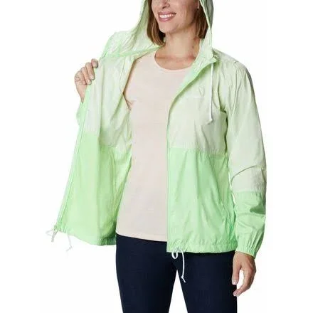 Columbia Flash Forward Windbreaker - Women's Light Lime/Lime Glow, XL