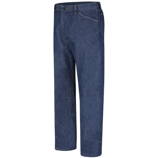 Bulwark PEJ4 Classic Fit Excel FR Pre-Washed Denim Jean - Men's, Size: Large, Blue