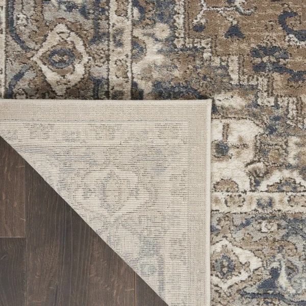 Nourison Concerto CNC05 Area Rug - Beige/Grey, 3&9x22 x 5&9x22