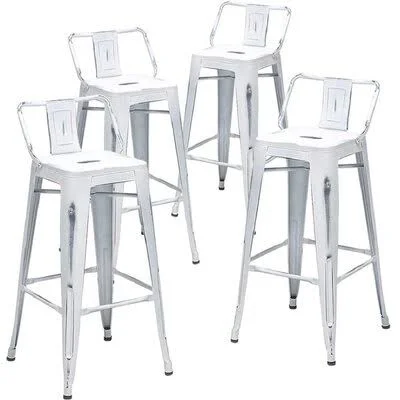 Hartmann Counter & Bar Stool Williston Forge Seat Height: Counter Stool (24” Seat Height), Color: Distressed White