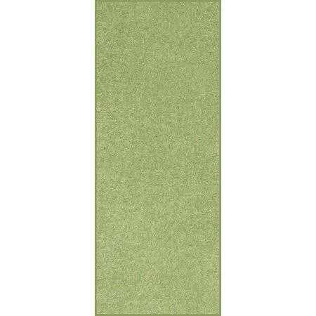 Home Queen Solid Lime Green Color Custom Size Runner 2'6 inch x 50' - Area Rug
