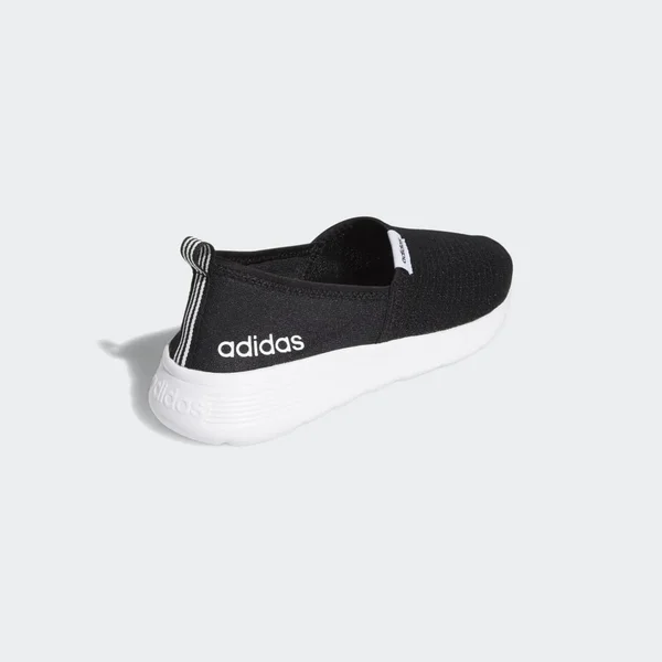 Adidas Lite Racer Slip-On Shoes - Women's - Core Black, Cloud White - 7.5