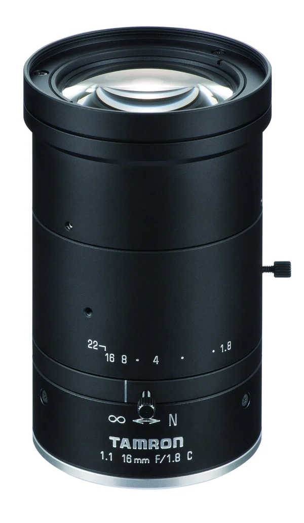 Tamron 12mp 16mm Fixed Focal Lens with f/1.8 Aperture C-Mount M111FM16