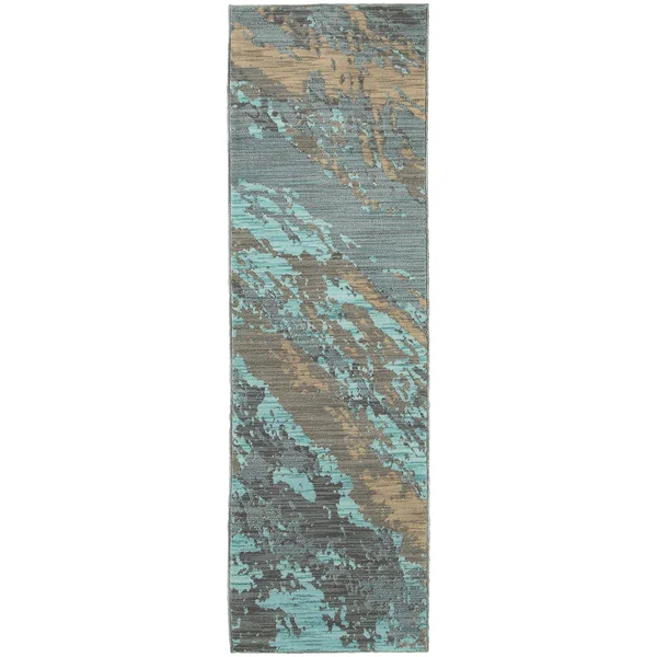 Oriental Weavers Sedona 6367A Blue Rug 6&7x22 x 9&6x22