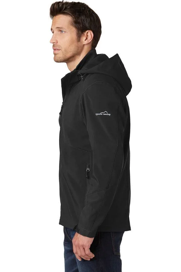 Eddie Bauer EB536 Hooded Soft Shell Parka - Black - XL
