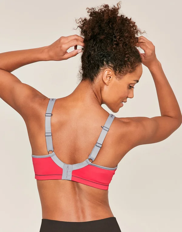 Freya Sonic Underwire Molded Spacer Sports Bra, Hot Crimson (AA4892) 32G