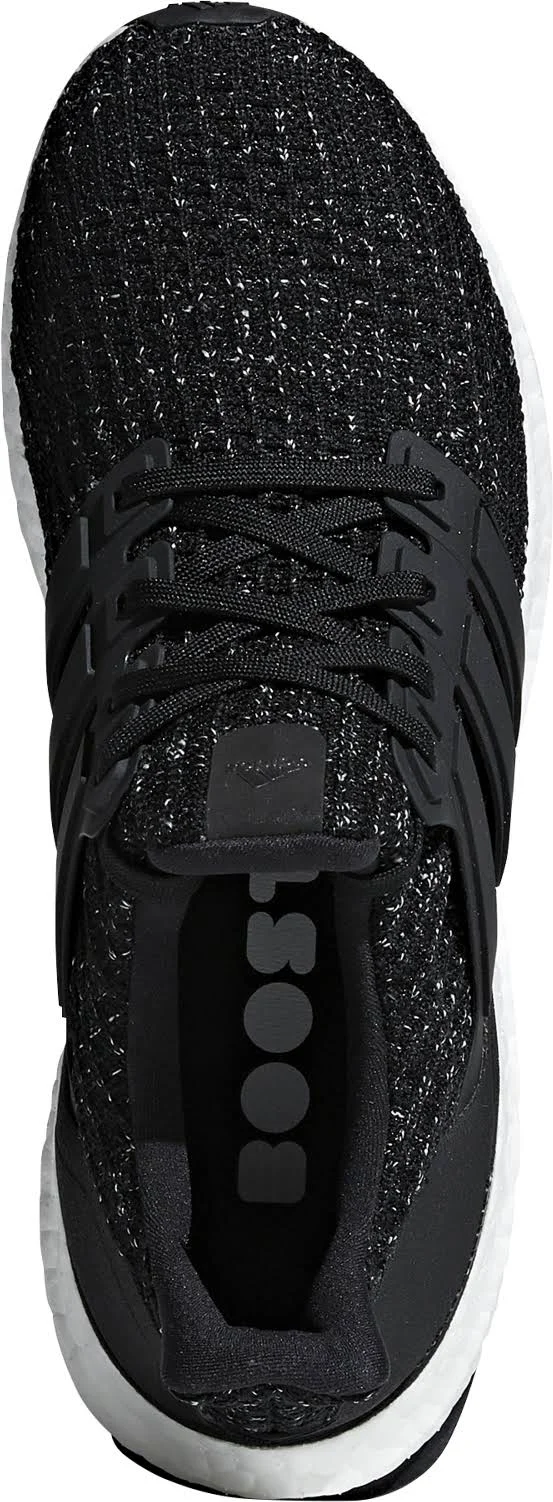 Adidas Ultraboost Running Shoes Black White Print Women 42.5