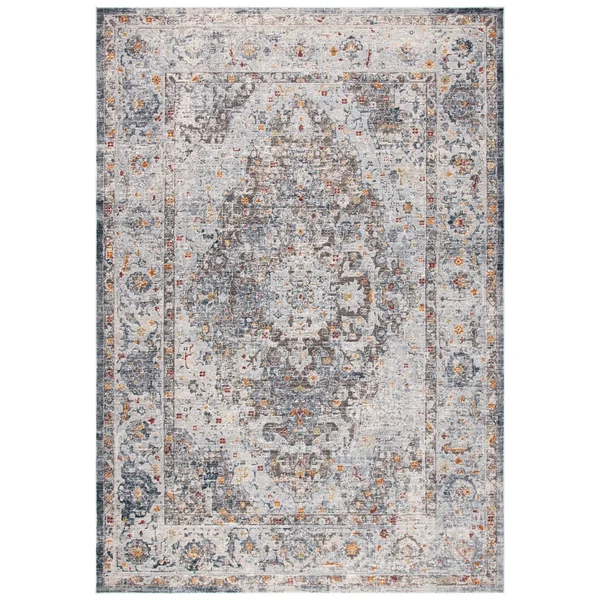 Safavieh History Rug Collection HIS587H - Grey, Light Grey - 9& x 12&