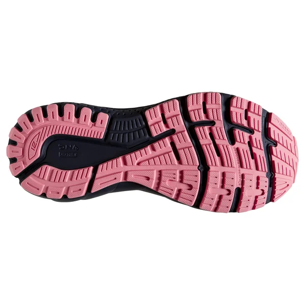 Brooks Women's Adrenaline GTS 21 White-Peacoat-Coral - 5