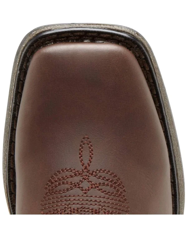 Durango BT245 Lil 8 inch Patriotic Pull-On Boot - 4.5 Brown/Flag