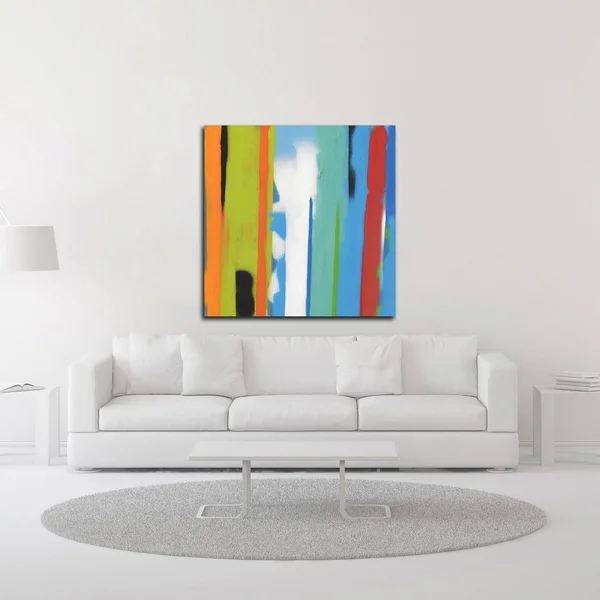 Tangletown Fine Art 30x22 x 30x22 Urban Summer 23 by Gill Miller Print on Canvas