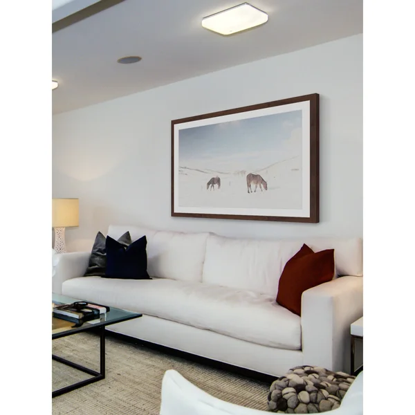 Marmont Hill Two Horses Framed Painting Print, Size: 16 inch x 24 inch