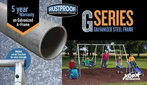 XDP Recreation Swing N Free Swing Set, Gray