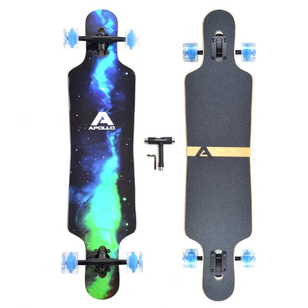 Apollo Longboard for Professionals and Beginners; Long Board for Kids - Teens and Adults; Freeride Skateboard Cruiser and Downhil