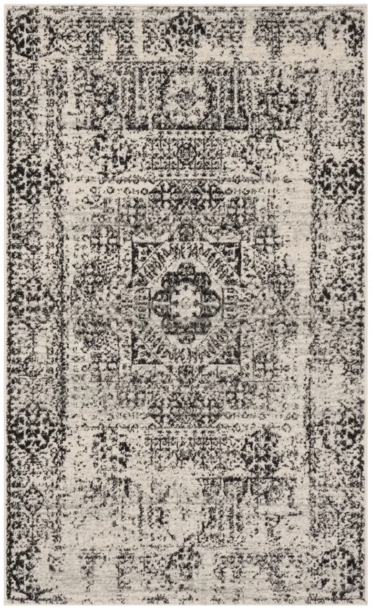 Safavieh Evoke EVK260T 6&7x22 x 9&0x22 Ivory - Black Area Rug