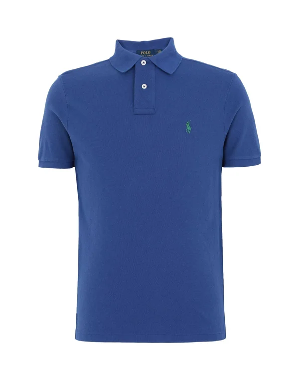 Polo Ralph Lauren Custom Slim Fit Mesh Men's Polo Shirt - Bright Navy