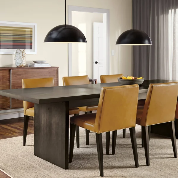 Room & Board, Modern Aurora Dome Pendant in Black
