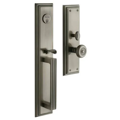 Baldwin 6542.ENTR Tremont Single Cylinder Mortise Handleset Trim Set Satin Chrome