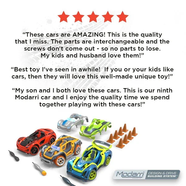 Modarri 3 Pack Delux Car Build