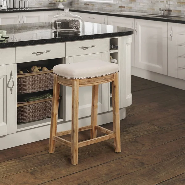 Claridge Counter Height Barstool Beige - Linon