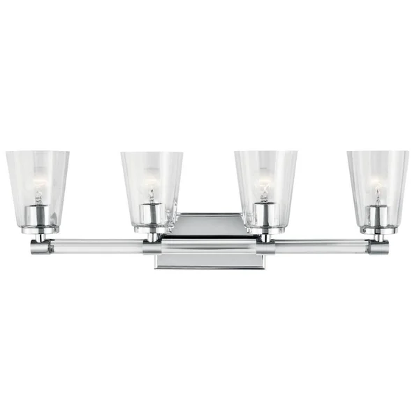 Kichler Audrea 4 Light Bath, Natural Brass - 45869NBR